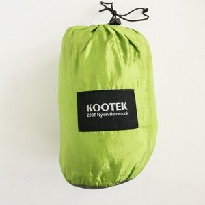 Kootek Camping Hammock Unisex Double Lime Green Portable 210T Parachute Nylon